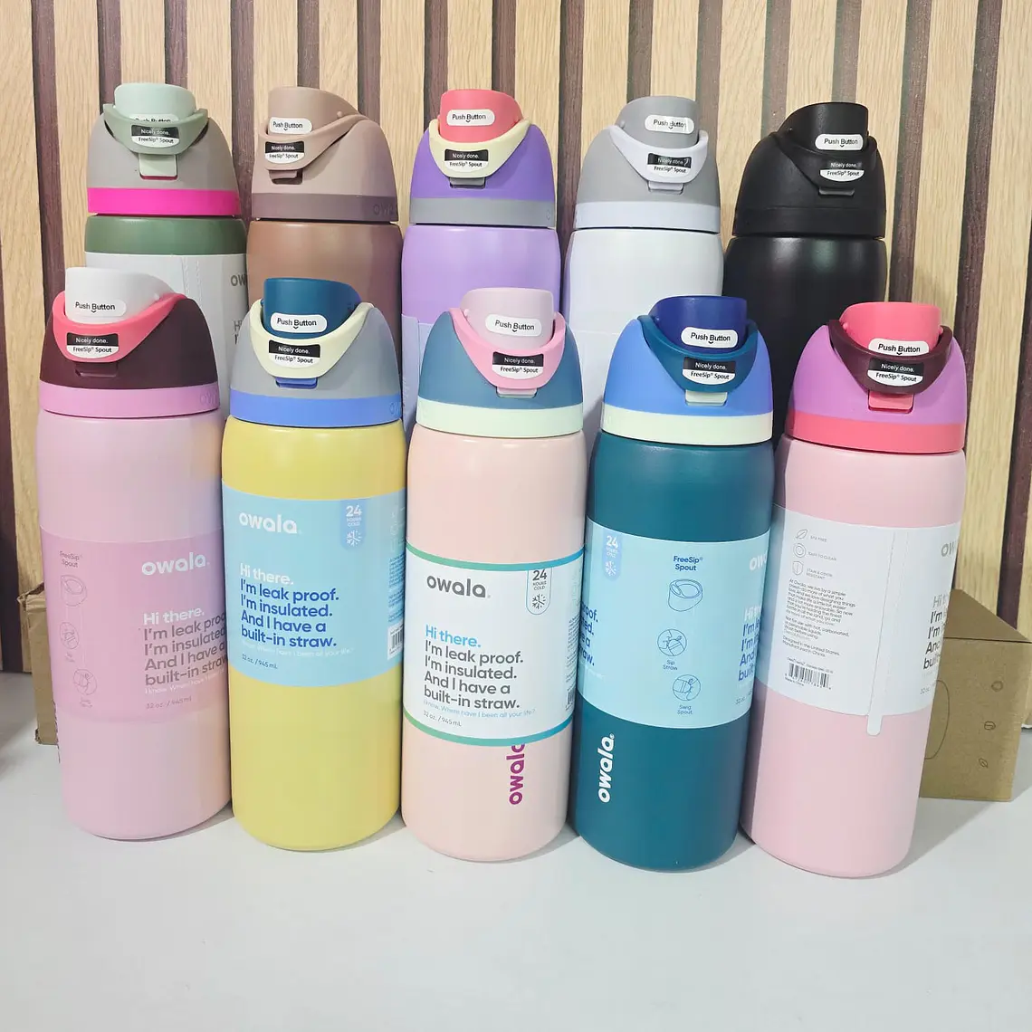 TERMO OWALA FREESIP DE 945ML MOD# ZY-32oz 1