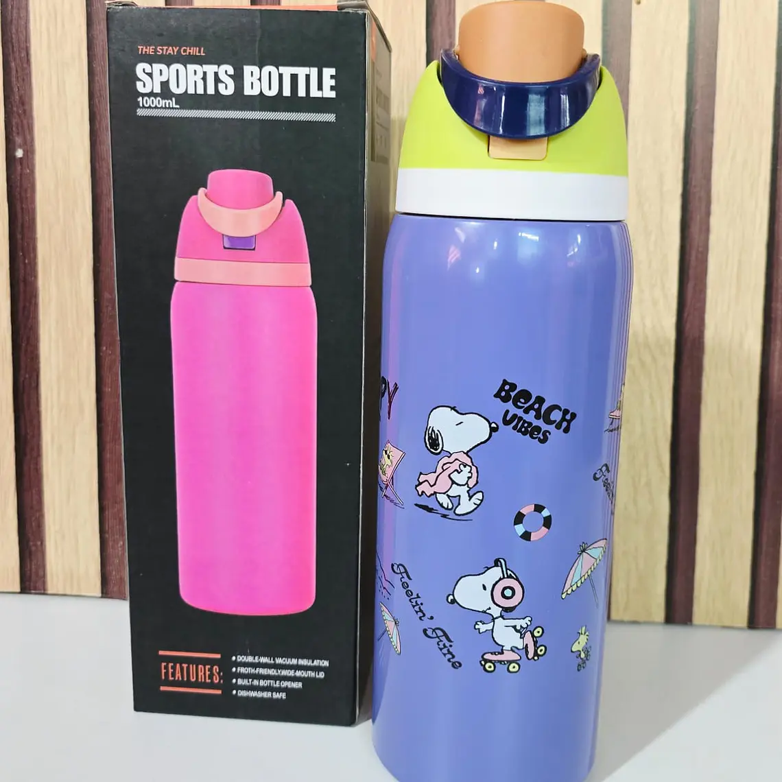 TERMO SNOOPY DE 1 LITRO MOD# 32012 4