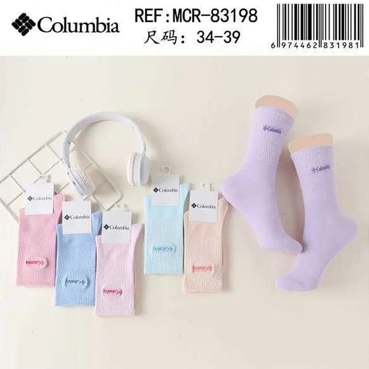 CALCETAS PARA DAMA COLORES LISOS 