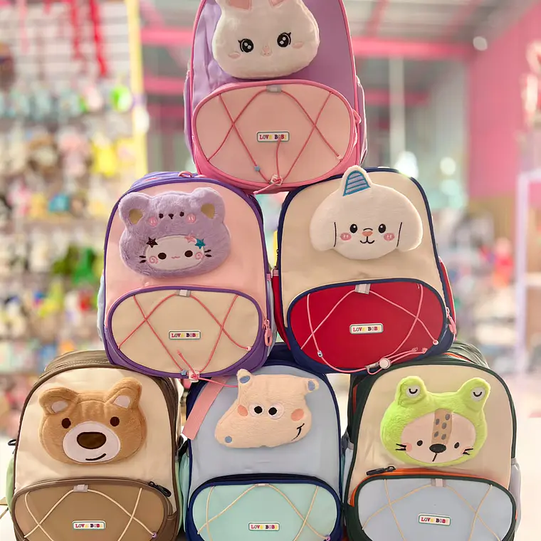 MOCHILITA INFANTIL CON PELUCHE PARA PREESCOLAR MOD# TX-11307 8