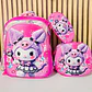 COMBO/MOCHILA DE 3PZ VARIOS PERSONAJES MOD# 164-26 - Miniatura 5