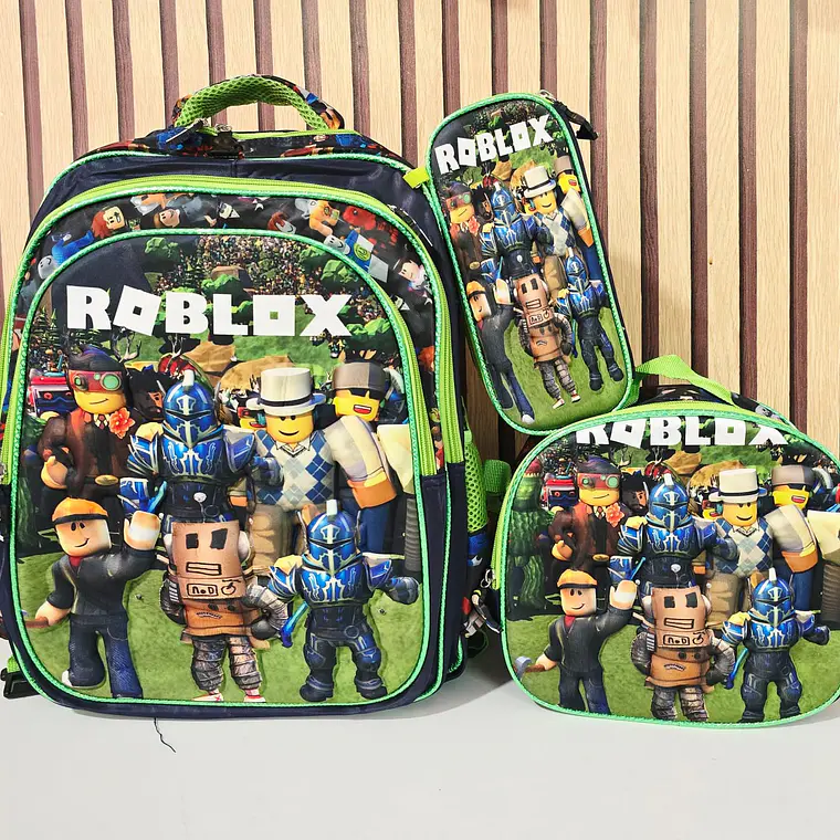 COMBO/MOCHILA DE 3PZ VARIOS PERSONAJES MOD# 164-26 6