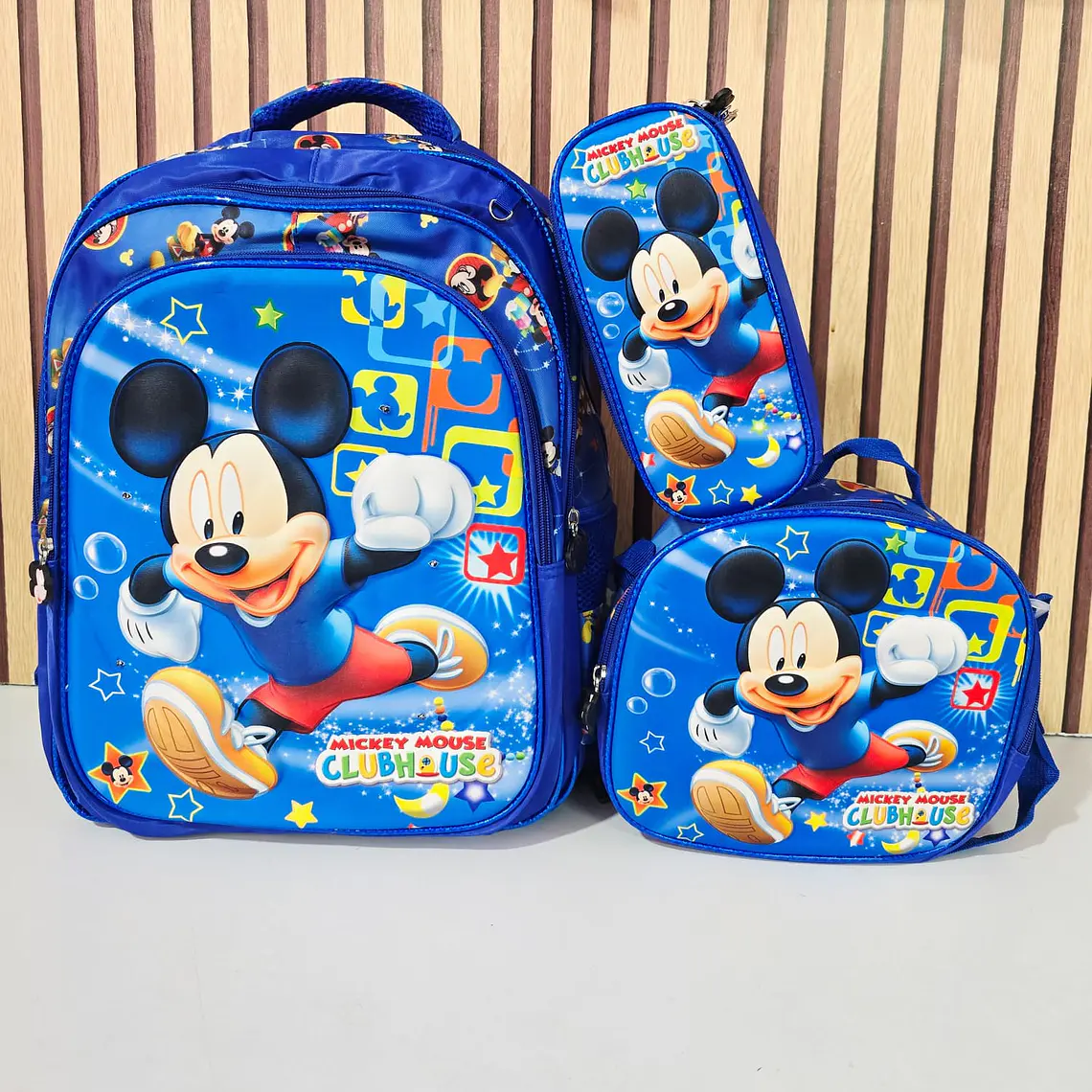 COMBO/MOCHILA DE 3PZ VARIOS PERSONAJES MOD# 164-26 11