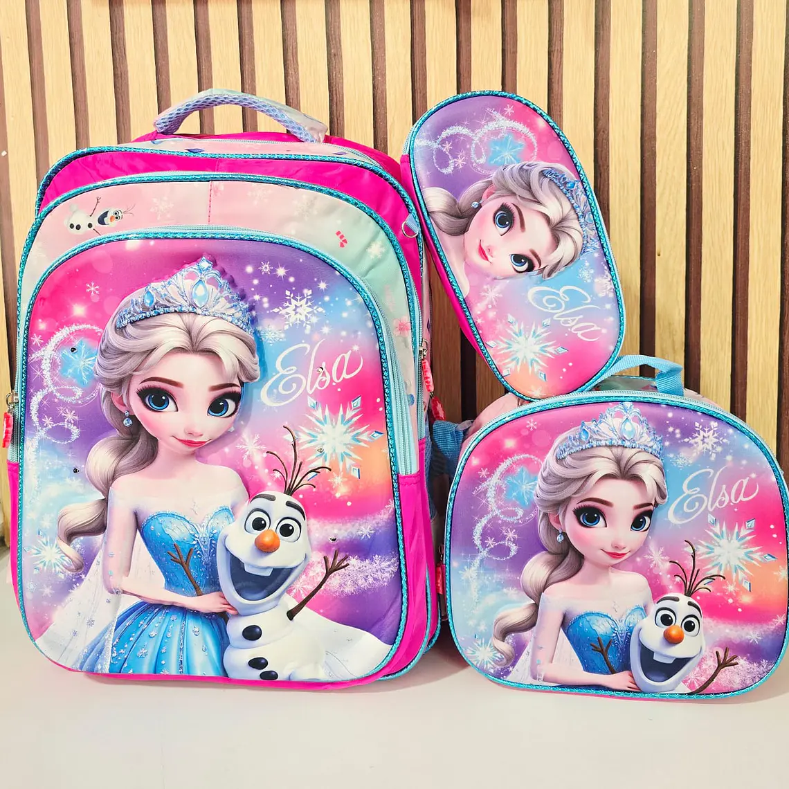 COMBO/MOCHILA DE 3PZ VARIOS PERSONAJES MOD# 164-26 14