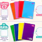 (RAYAS) o (CUADROS)  LIBRETA ECONÓMICA PROFESIONAL SWING BOOK CON 100 HOJAS COLORES LISOS MOD# 08070 ó 08073 - Miniatura 1
