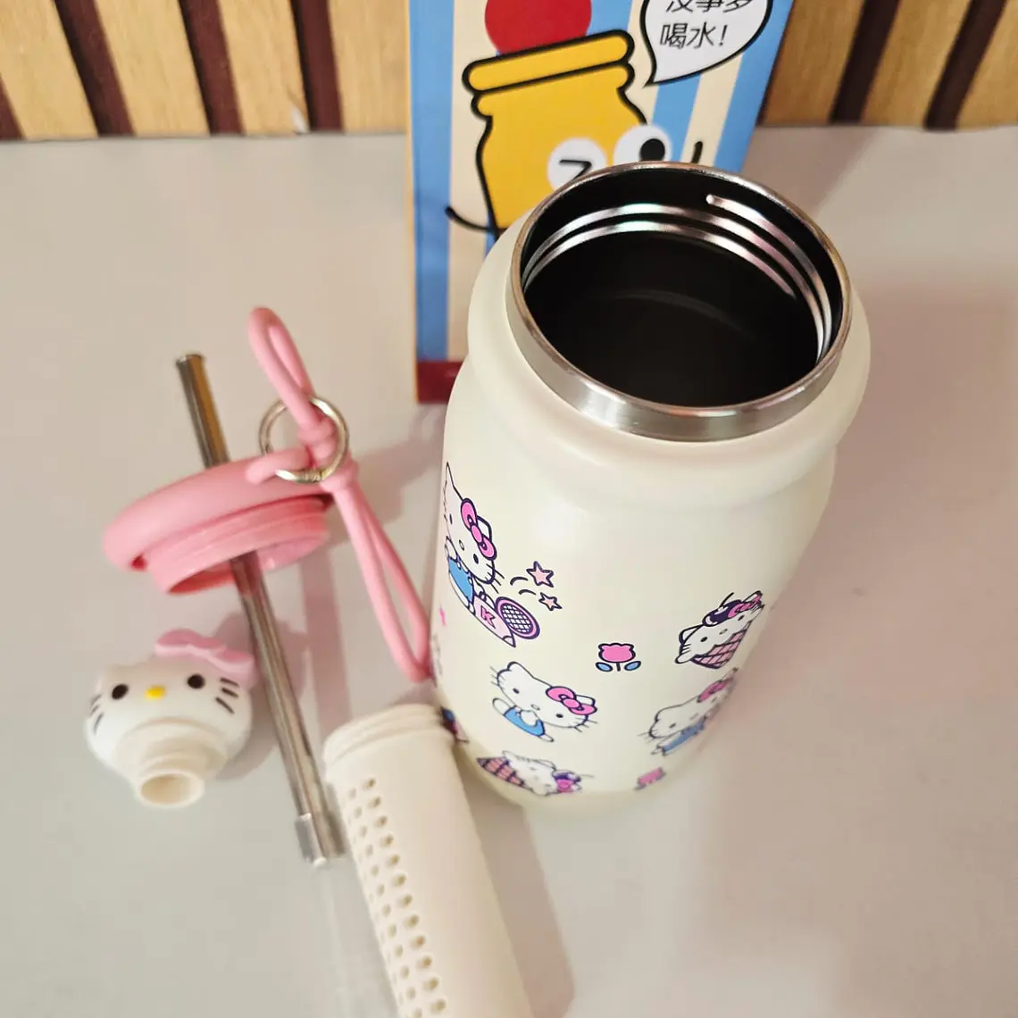TERMO HELLO KITTY (450ML) MOD# 26-TERMO-053 9