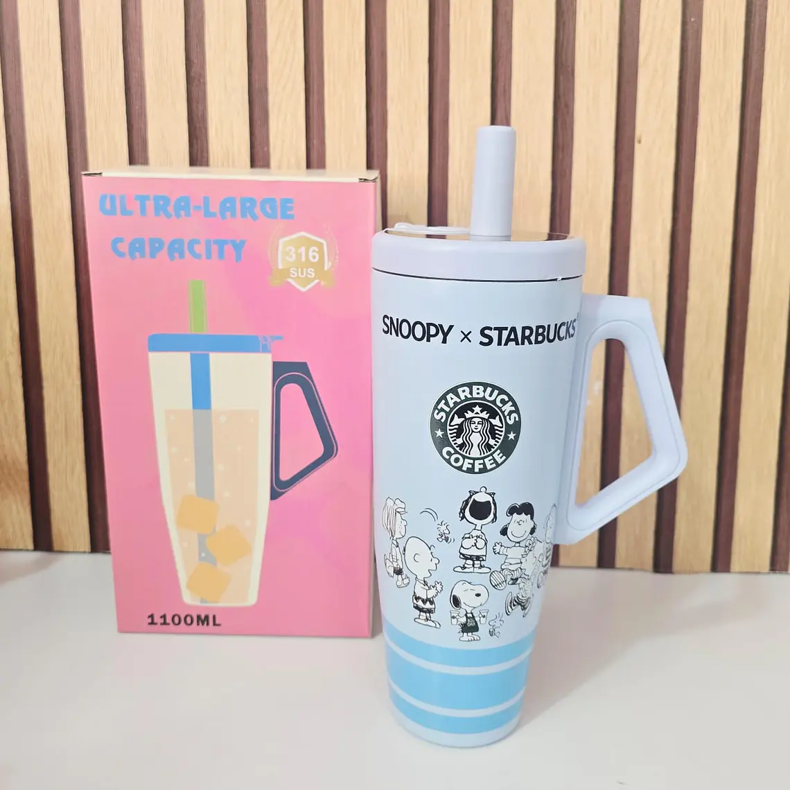 TERMO ESTILO STARBUCKS DE 1100ML 