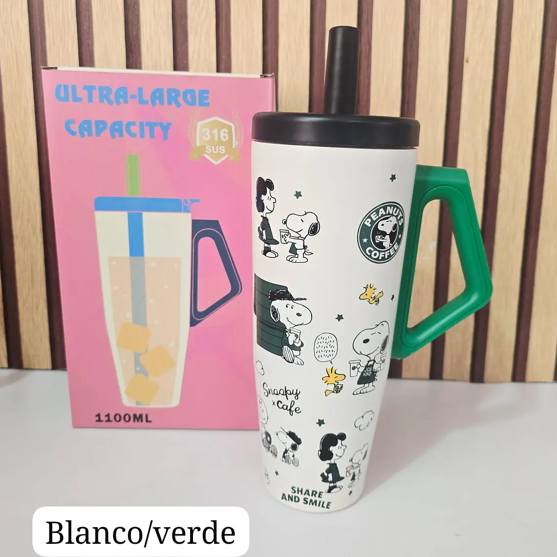 TERMO ESTILO STARBUCKS DE 1100ML 