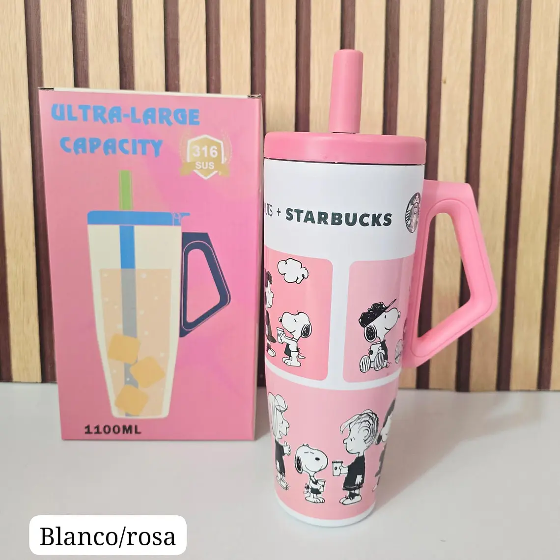 TERMO ESTILO STARBUCKS DE 1100ML 
