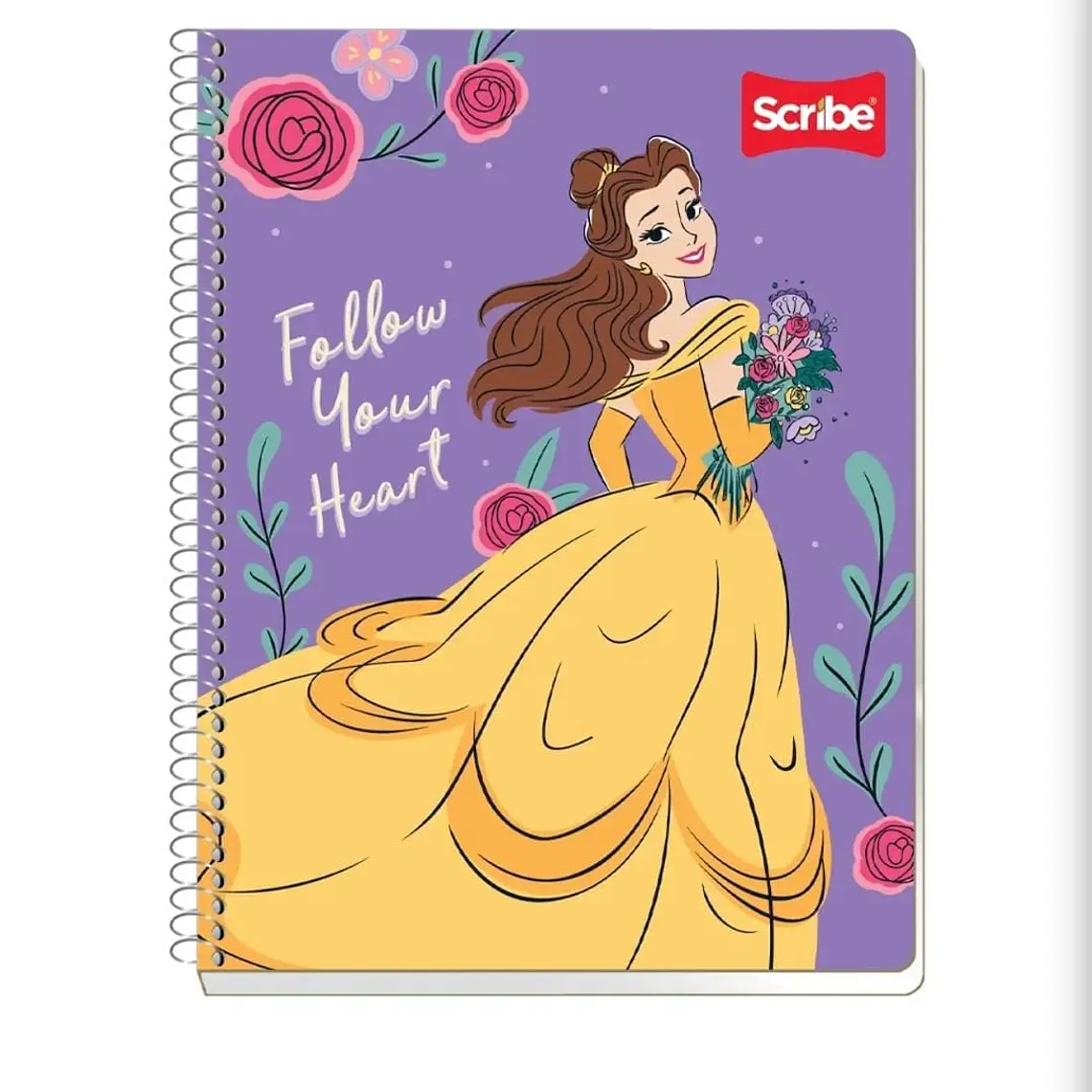(CUADROS C7) LIBRETA PROFESIONAL DISEÑO PRINCESAS CON 90 HOJAS MOD# 9853 3