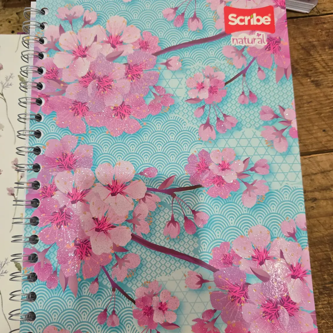 (RAYAS) LIBRETA PROFESIONAL SCRIBE FLORES CON 100 HOJAS MOD# 6060 2