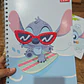 (RAYAS ) LIBRETA PROFESIONAL/ DISEÑO STITCH CON 100 HOJAS MOD# 0110 - Miniatura 2