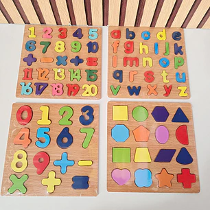 JUEGO DIDÁCTICO DE MADERA MOD# PT-01