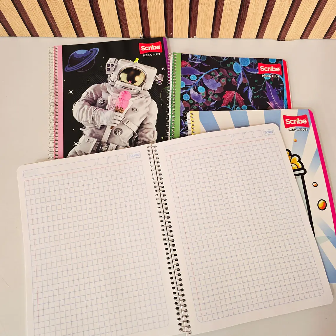 (CUADROS O RAYAS) LIBRETA PROFESIONAL CON ESPIRAL MOD# 7510 Y 7513 3