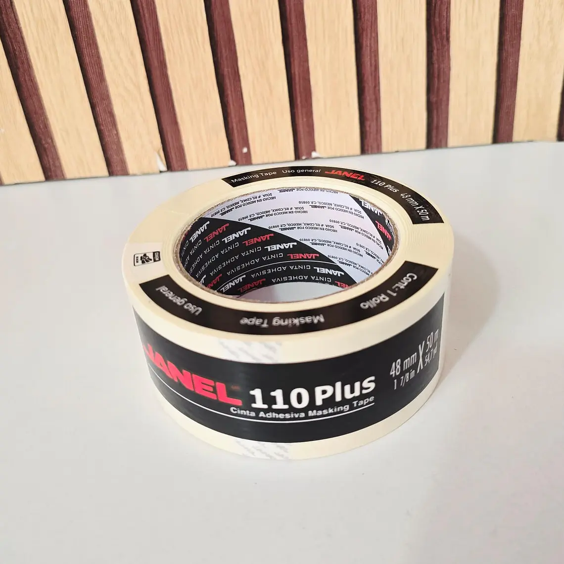 CINTA ADHESIVA MASKING JANEL 110 PLUS (G O CH)  MOD# MCRL 09 Y 22 2