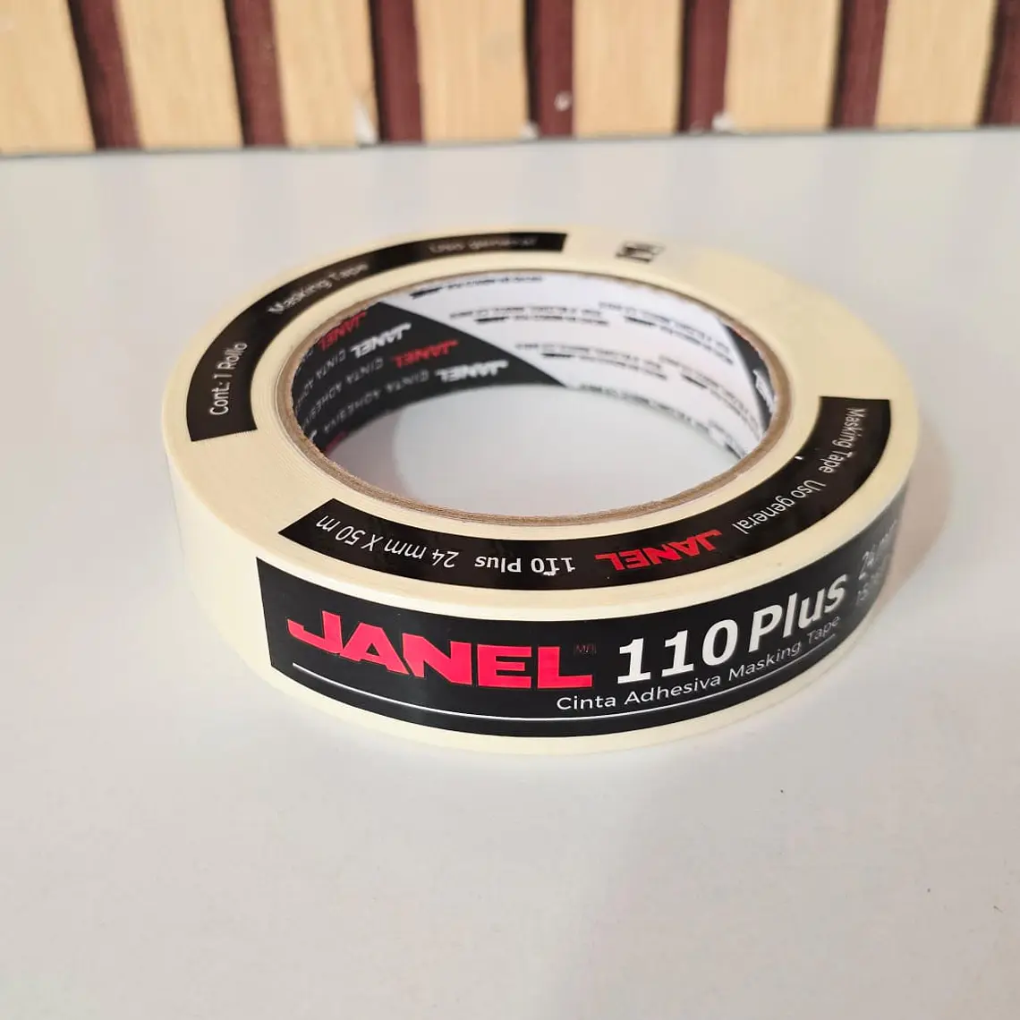 CINTA ADHESIVA MASKING JANEL 110 PLUS (G O CH)  MOD# MCRL 09 Y 22 3