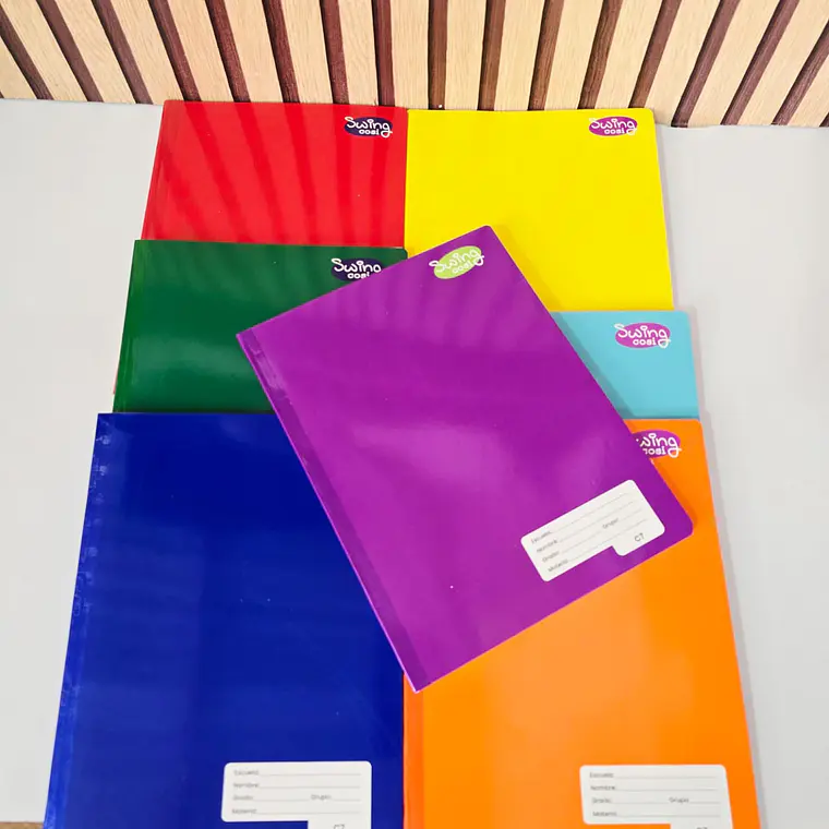 (CUADROS #7) LIBRETA COSIDA PROFESIONAL SWING COSI MOD# 08243 1