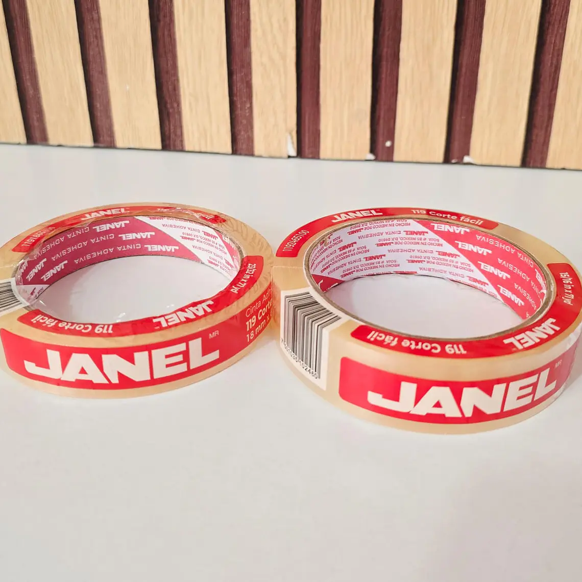 CINTA ADHESIVA JANEL TRANSPARENTE CH Y G 1