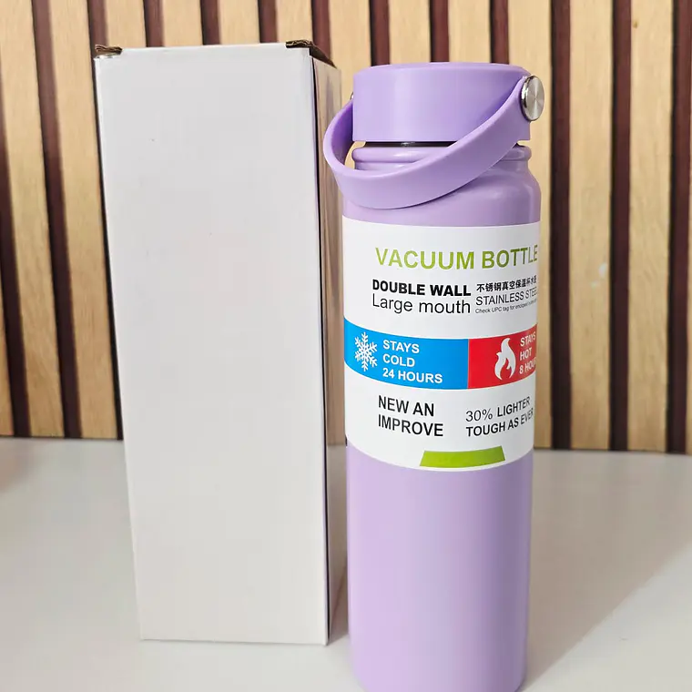 TERMO CON ASA DE 800ML COLORES LISO 4