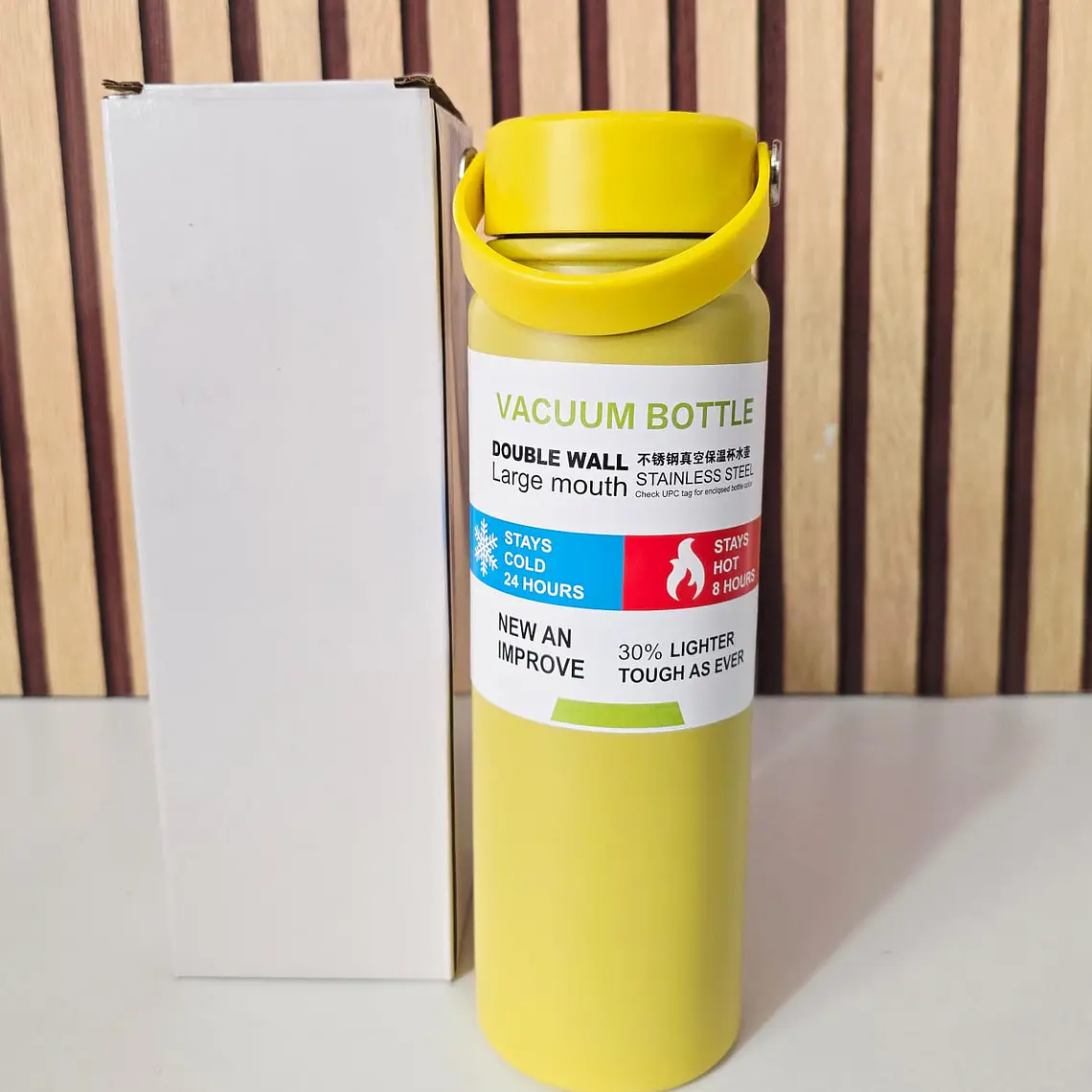 TERMO CON ASA DE 800ML COLORES LISO 5