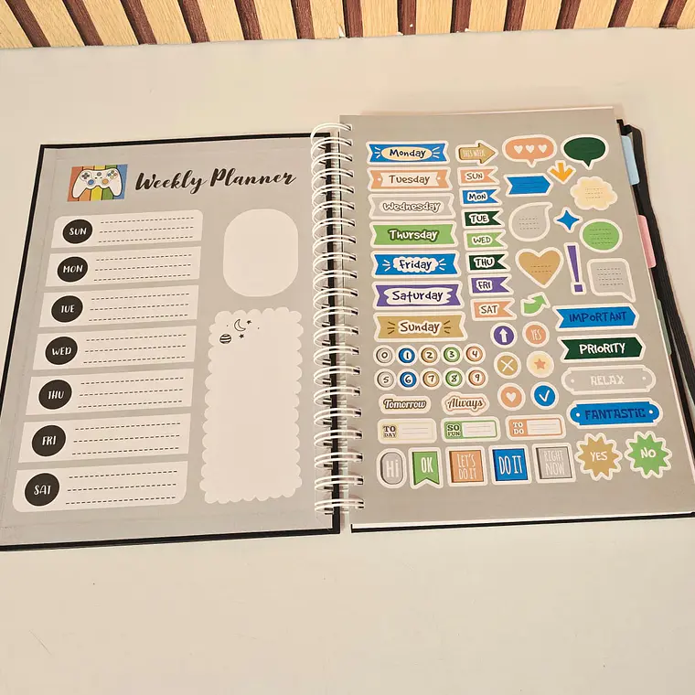 (CUADROS #7) LIBRETA PROFESIONAL CON 200 HOJAS MOD# MBB0078-2 7