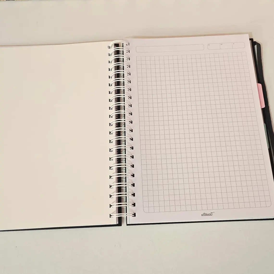 (CUADROS #7) LIBRETA PROFESIONAL CON 200 HOJAS MOD# MBB0078-2 8