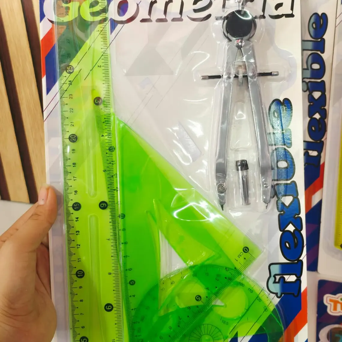 JUEGO GEOMÉTRICO COLORES  (5 PIEZAS) MOD# TK-706C 2