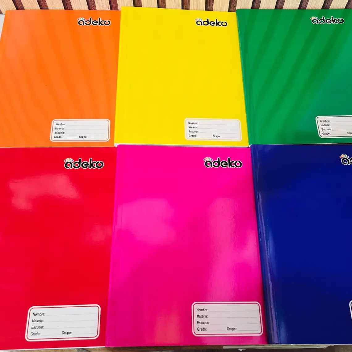 (RAYA) LIBRETA COSIDA DEKO COLORES LISOS MOD# A1130-3 1