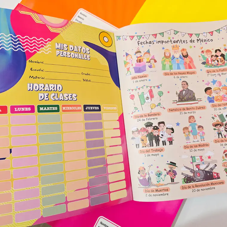 (RAYA) LIBRETA COSIDA DEKO COLORES LISOS MOD# A1130-3 11