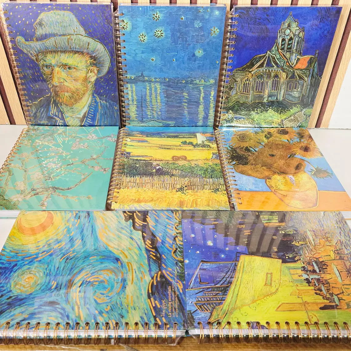 (RAYA) LIBRETA PROFESIONAL VANG GOGH CON 200 HOJAS MOD# YC007156 1