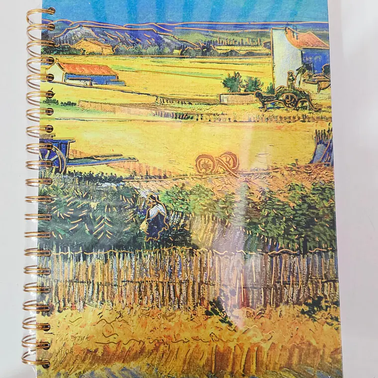(RAYA) LIBRETA PROFESIONAL VANG GOGH CON 200 HOJAS MOD# YC007156 3