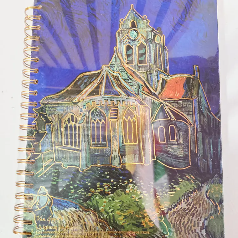 (RAYA) LIBRETA PROFESIONAL VANG GOGH CON 200 HOJAS MOD# YC007156 6
