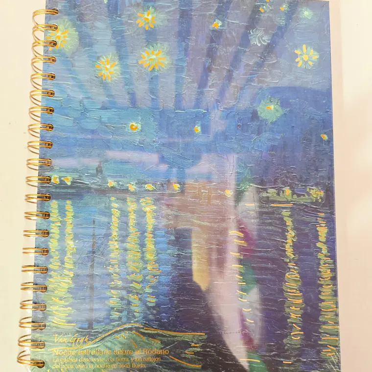 (RAYA) LIBRETA PROFESIONAL VANG GOGH CON 200 HOJAS MOD# YC007156 7