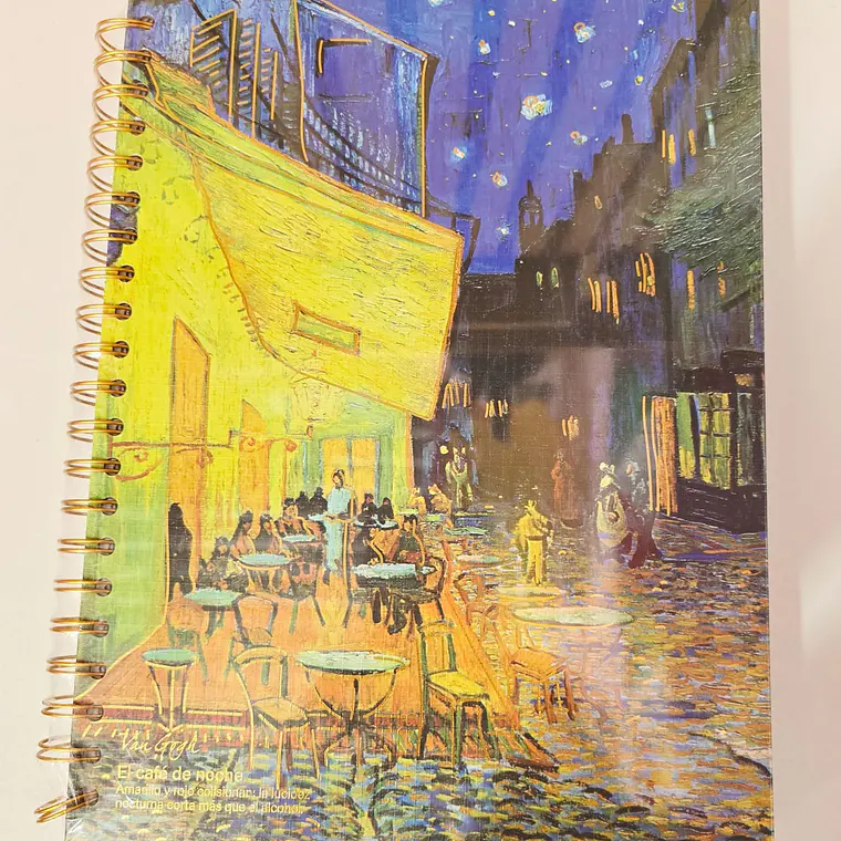 (RAYA) LIBRETA PROFESIONAL VANG GOGH CON 200 HOJAS MOD# YC007156 8