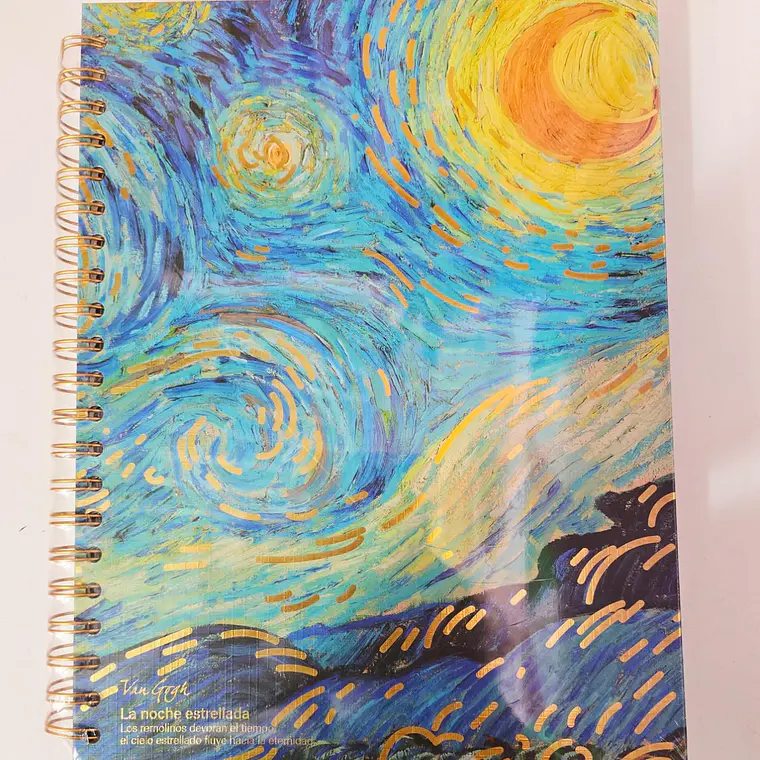 (RAYA) LIBRETA PROFESIONAL VANG GOGH CON 200 HOJAS MOD# YC007156 11