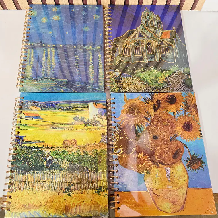 (RAYA) LIBRETA PROFESIONAL VANG GOGH CON 200 HOJAS MOD# YC007156 12