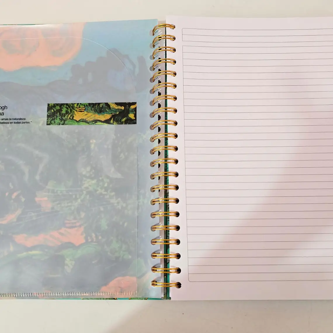 (RAYA) LIBRETA PROFESIONAL VANG GOGH CON 200 HOJAS MOD# YC007156 14