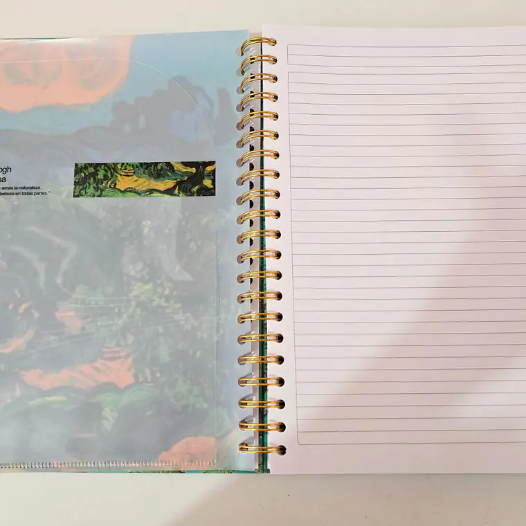 (RAYA) LIBRETA PROFESIONAL VANG GOGH CON 200 HOJAS MOD# YC007156 14