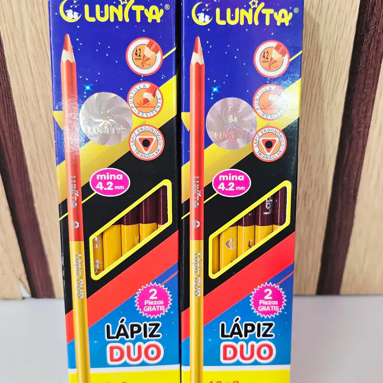 CAJITA CON 12 LÁPICES DÚO MOD# L300 1