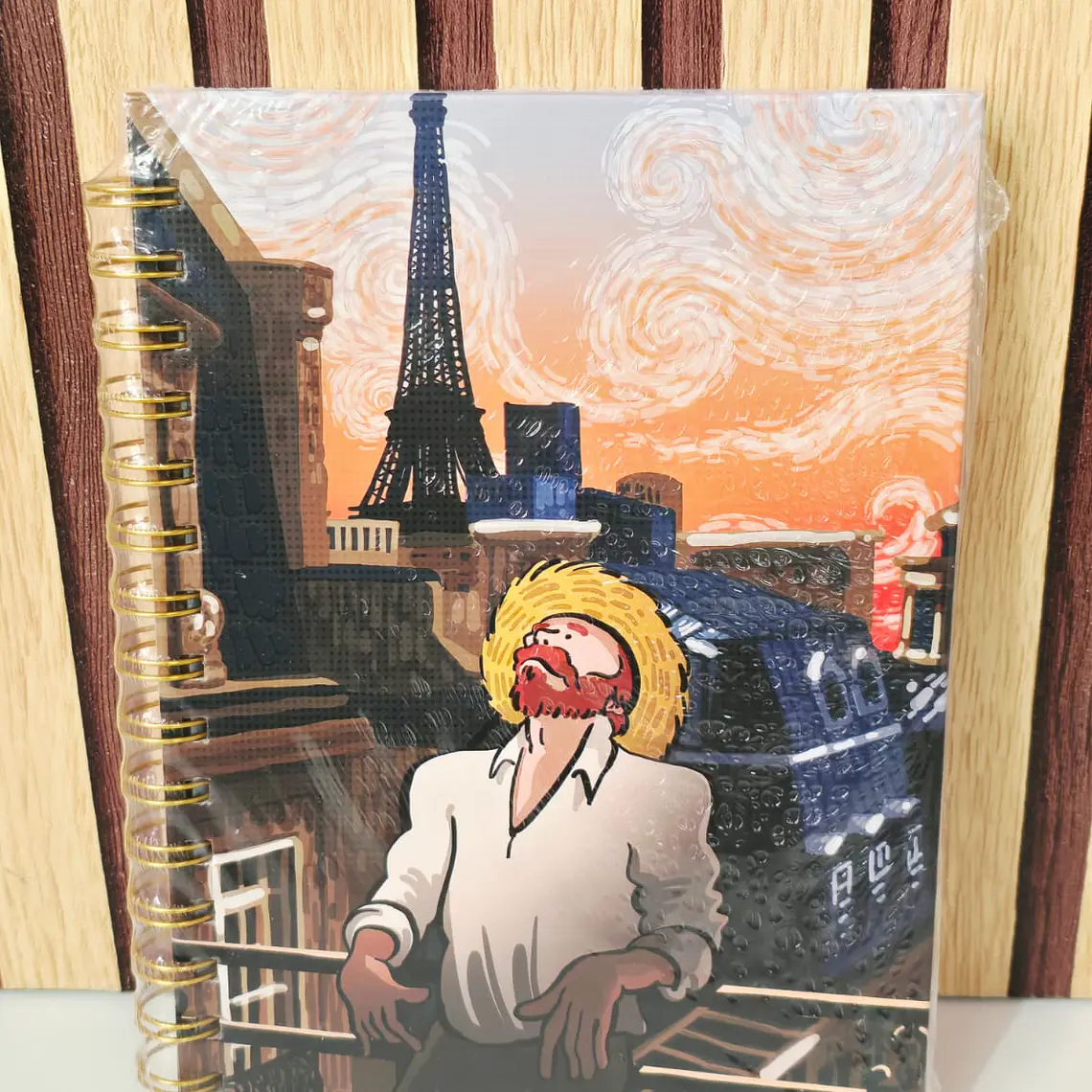 (RAYA) LIBRETA PROFESIONAL VANG GOGH CON 100 HOJAS MOD# MNB0238 4