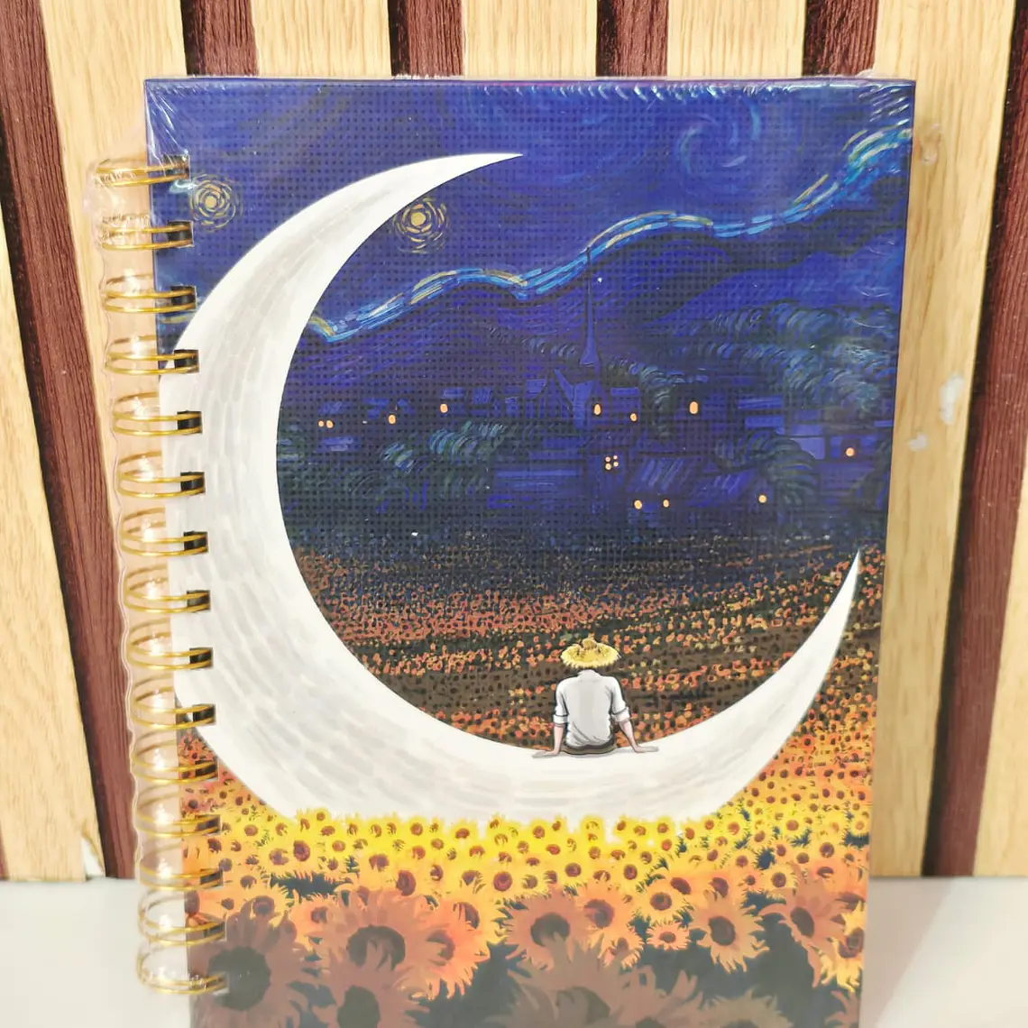 (RAYA) LIBRETA PROFESIONAL VANG GOGH CON 100 HOJAS MOD# MNB0238 5
