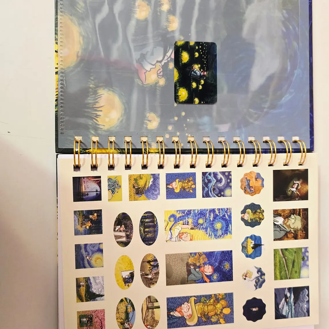 (RAYA) LIBRETA PROFESIONAL VANG GOGH CON 100 HOJAS MOD# MNB0238 9