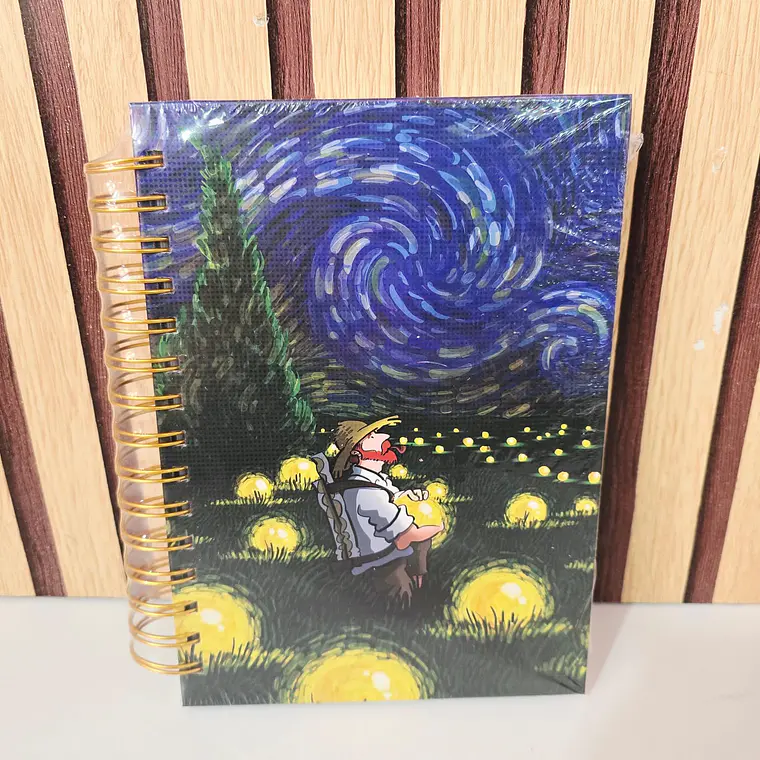 (RAYA) LIBRETA PROFESIONAL CON 200 HOJAS VANG GOGH MOD# MBB0239 7