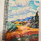 (CUADRO #7) LIBRETA PROFESIONAL VANG GOGH CON 200 HOJAS MOD# YC006437 - Miniatura 3