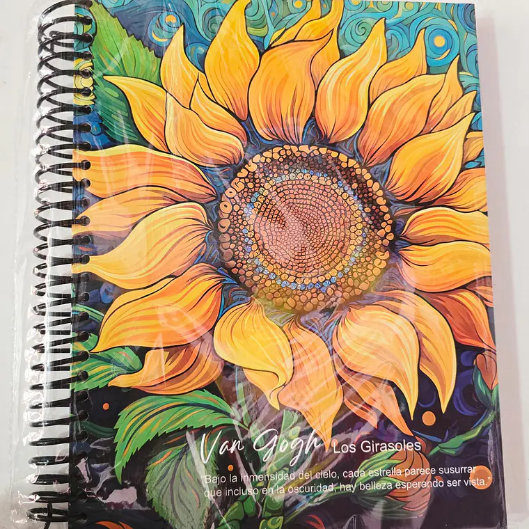 (CUADRO #7) LIBRETA PROFESIONAL VANG GOGH CON 200 HOJAS MOD# YC006437 5
