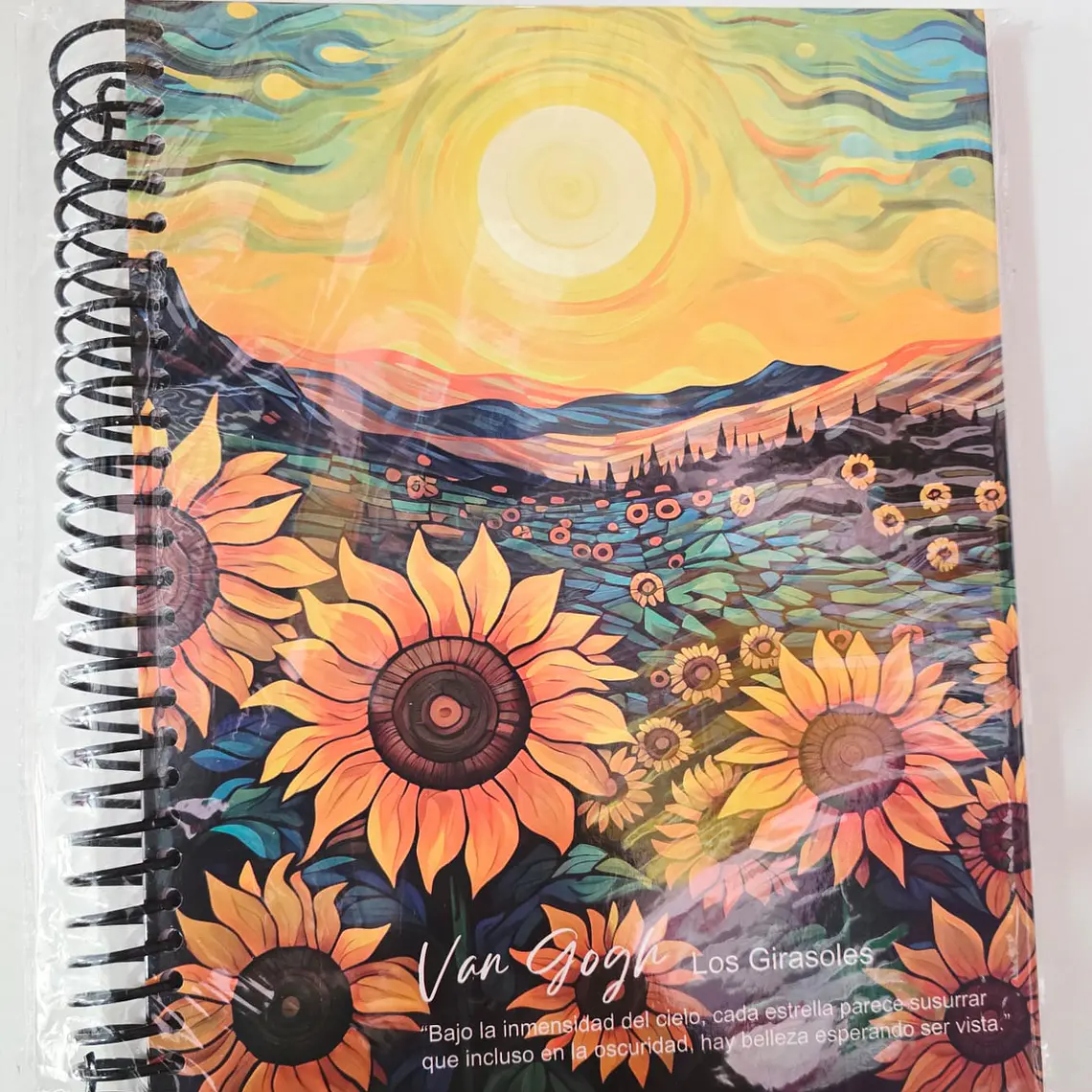 (CUADRO #7) LIBRETA PROFESIONAL VANG GOGH CON 200 HOJAS MOD# YC006437 6