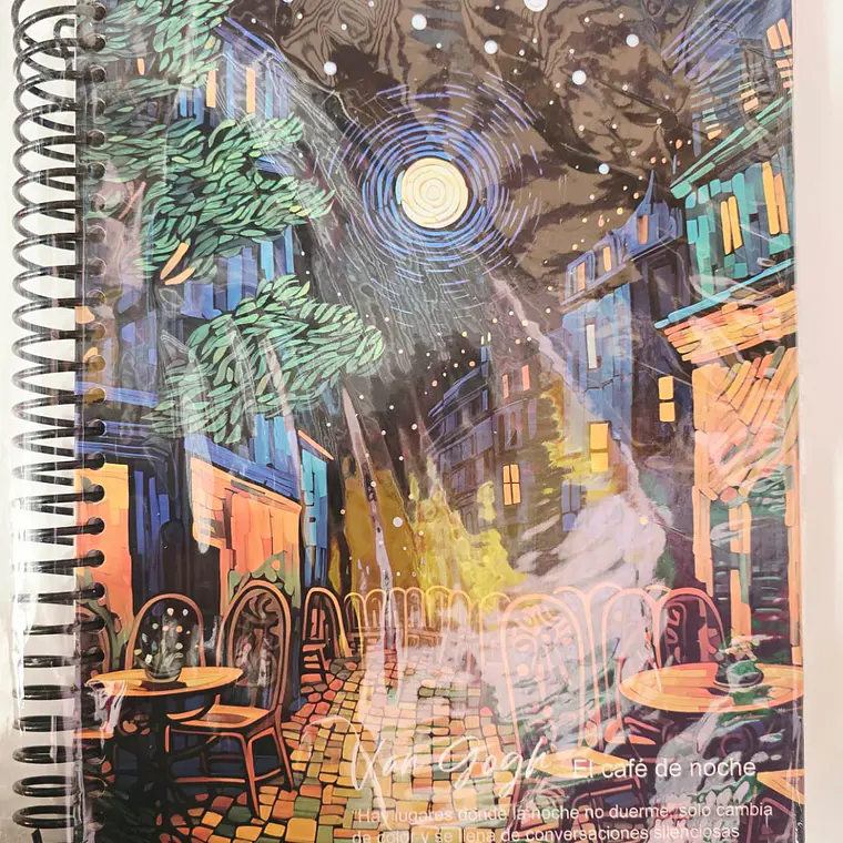 (CUADRO #7) LIBRETA PROFESIONAL VANG GOGH CON 200 HOJAS MOD# YC006437 8