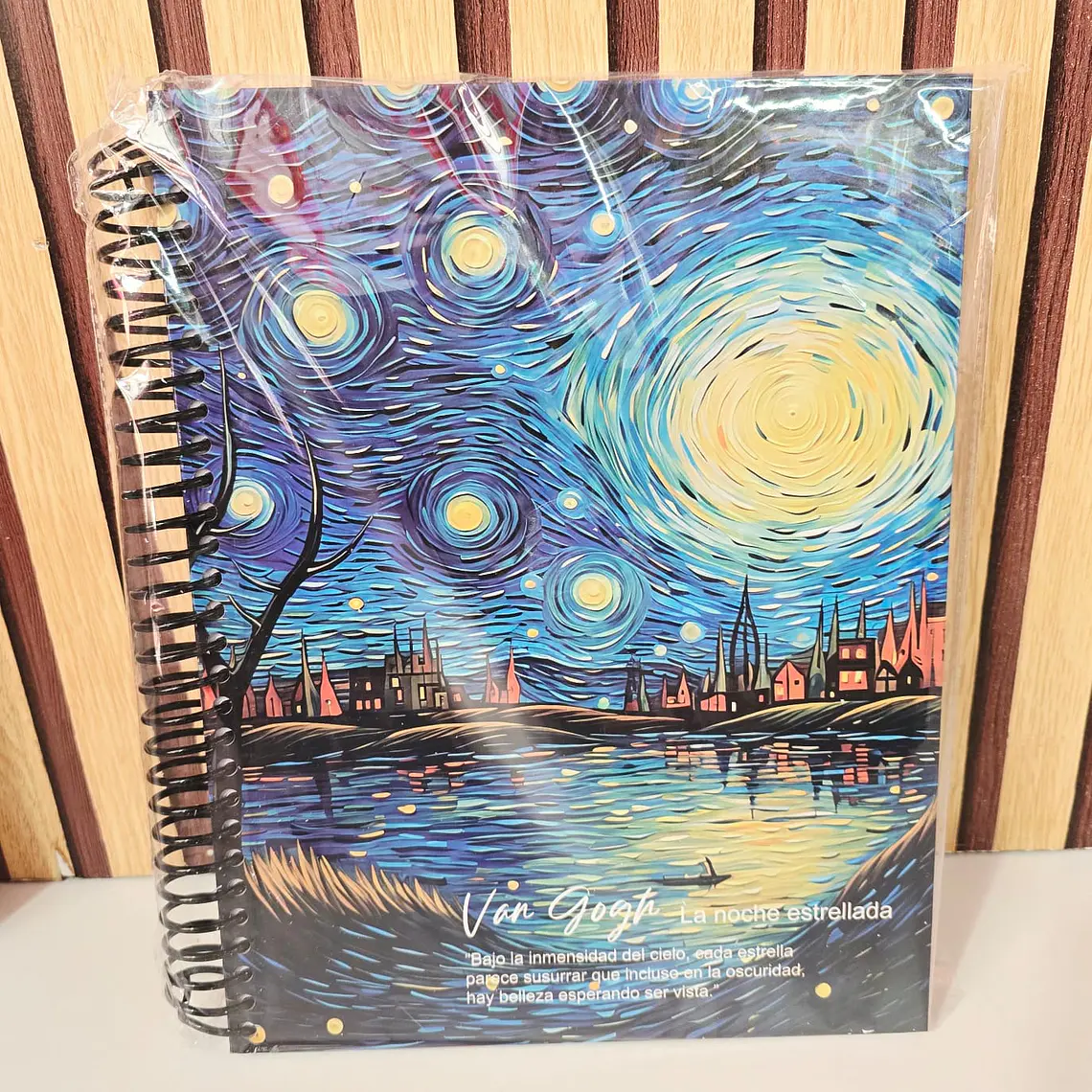 (CUADRO #7) LIBRETA PROFESIONAL VANG GOGH CON 200 HOJAS MOD# YC006437 9