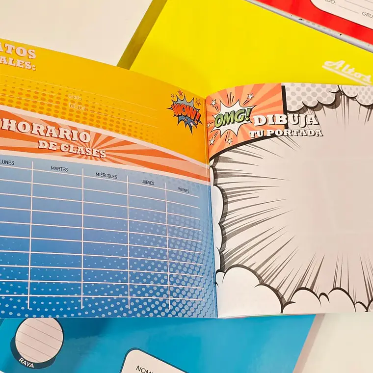 (RAYA) CUADERNO ITALIANO ALTOST CON 100 HOJAS MOD# YC006428 8
