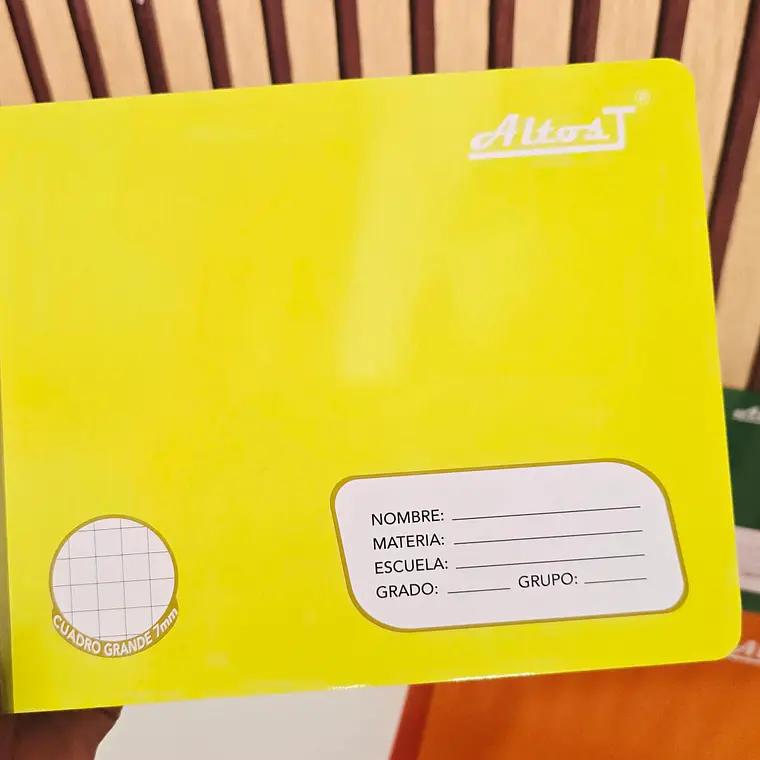 (CUADRO #7) CUADERNO ITALIANO 